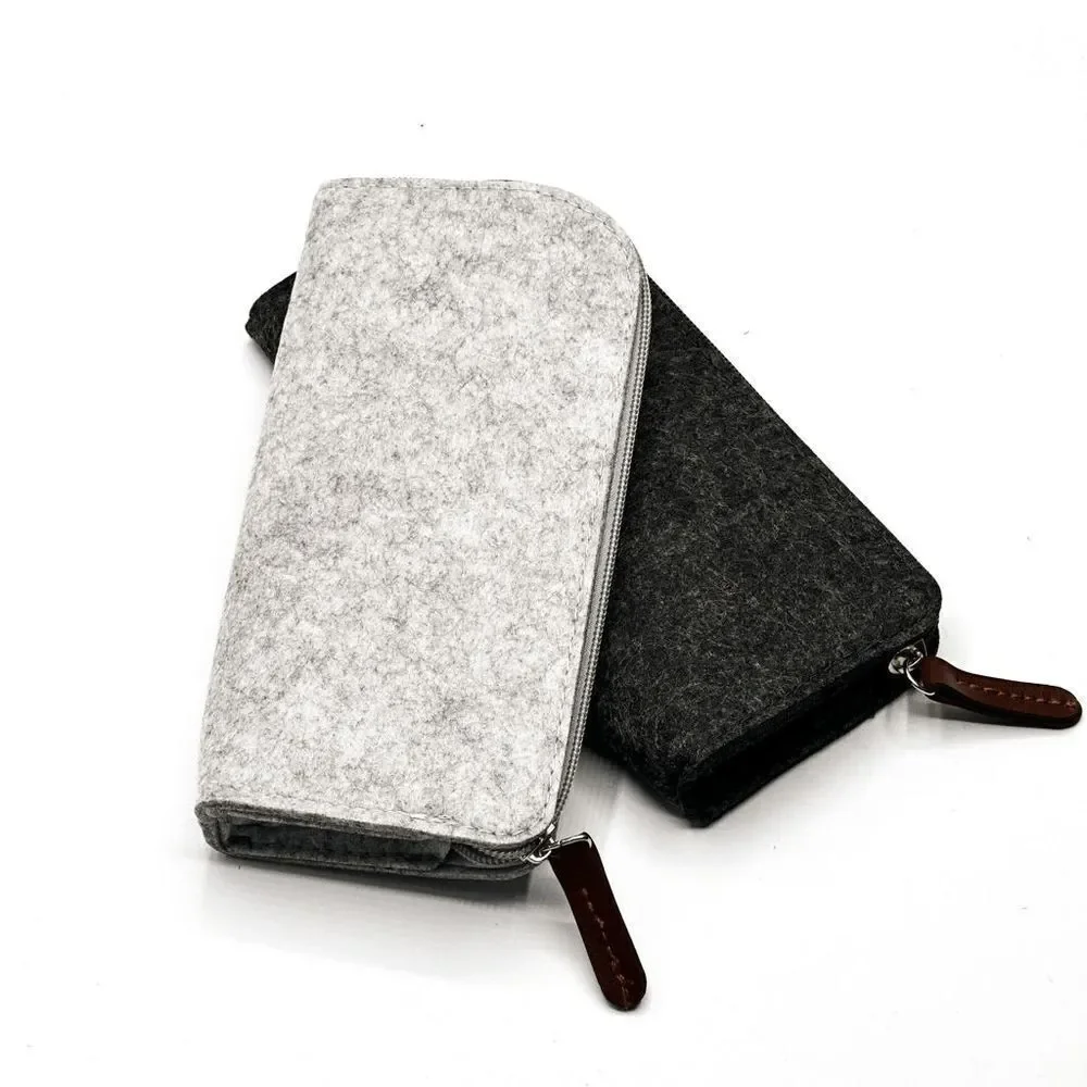 Set of Two Felt Pencil/Brush Bags